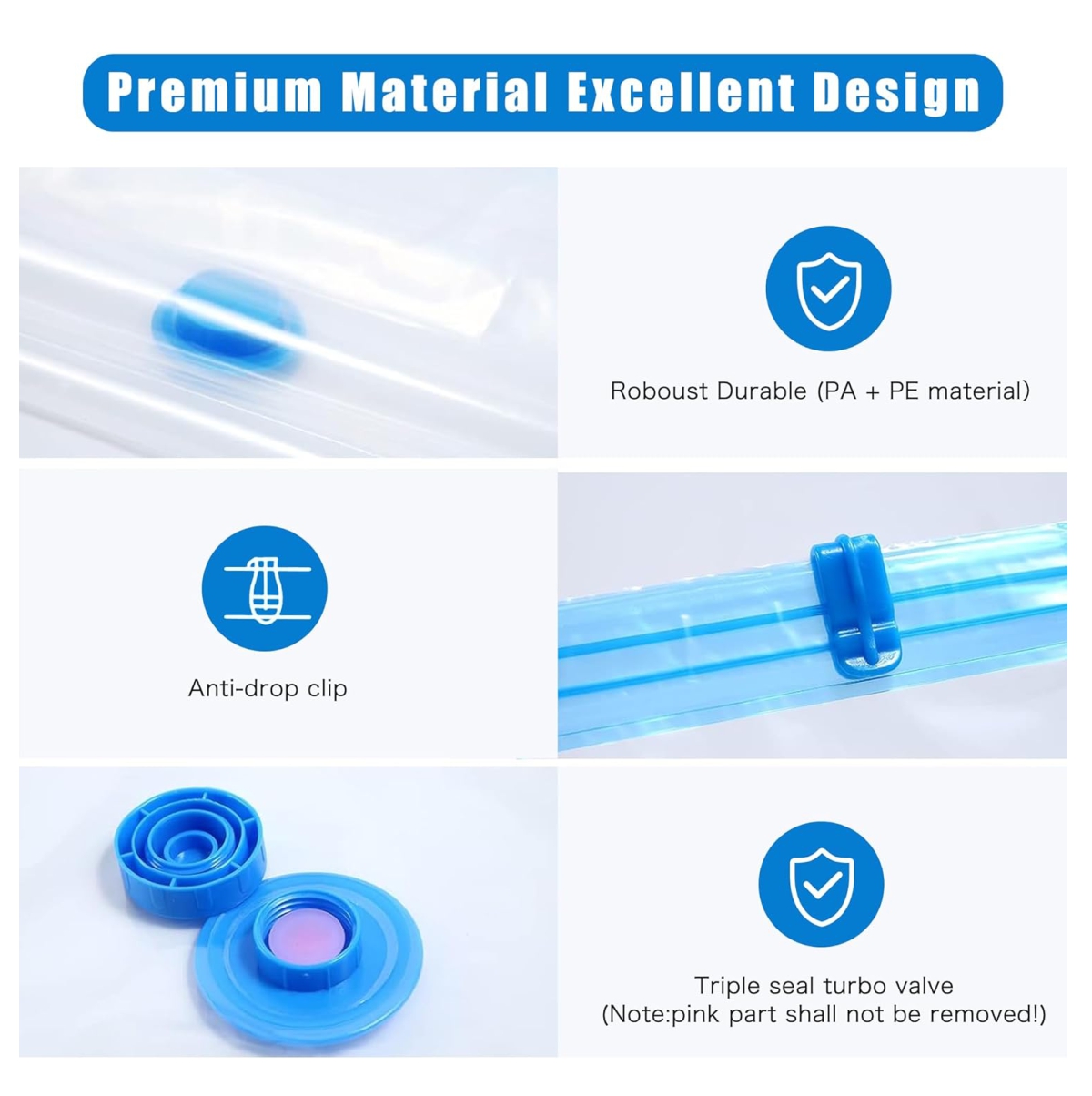 Miniatura 5 de Pack Bolsas Almacenaje Vacío mas Bomba